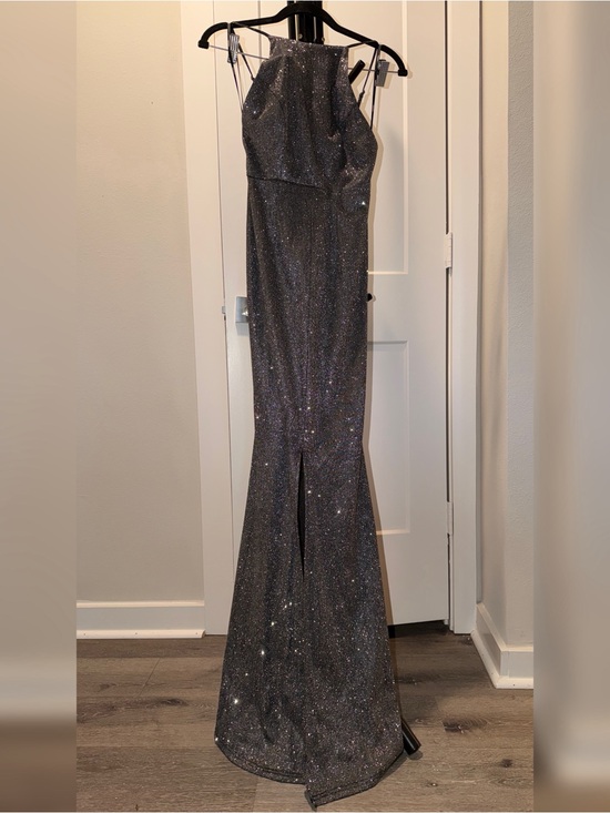 Forever 21 Dresses & Skirts - Forever 21 Sparkle Black Halter Evening Gown